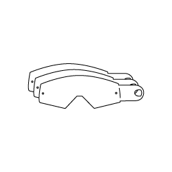 KTM KTM Racing Goggle Tear Offs (12pcs)